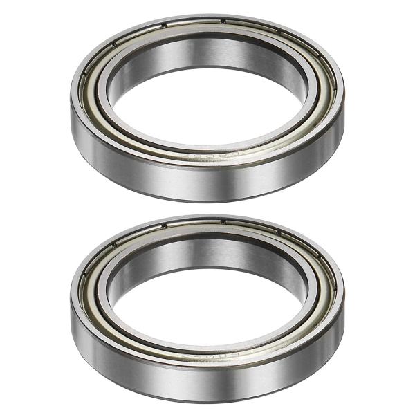 uxcell 6806ZZ深溝玉軸受 30mmボア 42mm外径 7mm厚さ クロム鋼 A B E ...