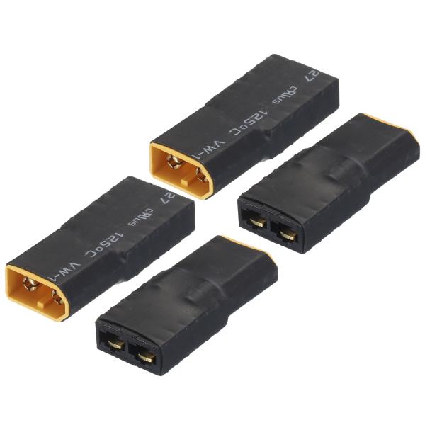 uxcellxT60オス-メスコネクタアダプター RC RC LiPoバッテリーコンバーター用 4個