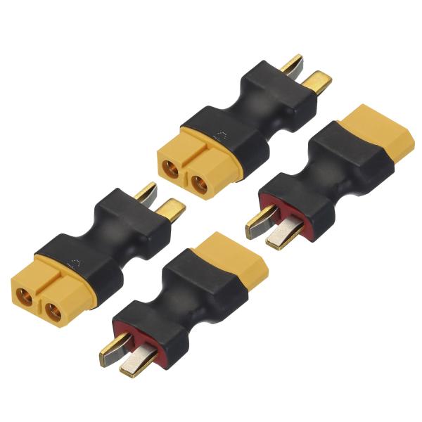 uxcellxT60 メスへT-Plugオスコネクタアダプター RC RC LiPoバッテリーコンバ...