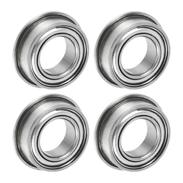 uxcellmF95ZZフランジ玉軸受 5x9x3mm 二重シールド クロム鋼 フランジベアリング ...