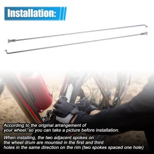 xAUTOHAUx自転車スチールスポーク 14...の詳細画像4