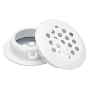 uxcell 円形パティオベント 25mm ステンレス鋼 円形通気孔 メッシュホールルーバー キッチン バスルームキャビネット用 10個 ホワイト
