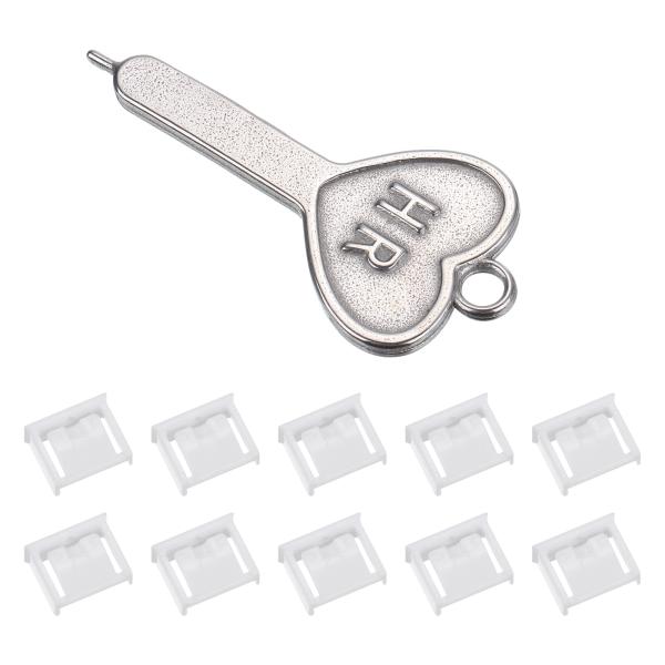 uxcell ポートブロッカーのロック Us b ポートダスト PCブロッカー コード化されたキーを...