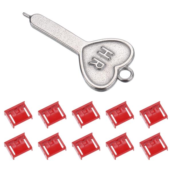 uxcell ポートブロッカーのロック Us b ポートダスト PCブロッカー コード化されたキーを...