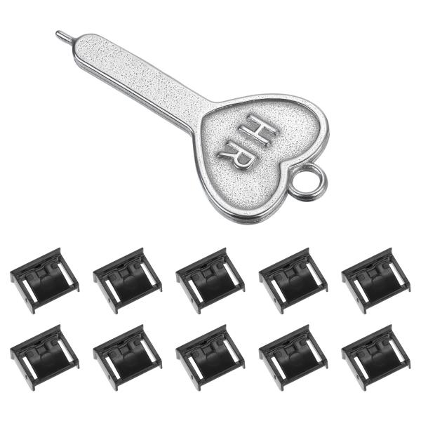 uxcell ポートブロッカーのロック USBポート/ダストPCブロッカー コード化されたキー付き ...