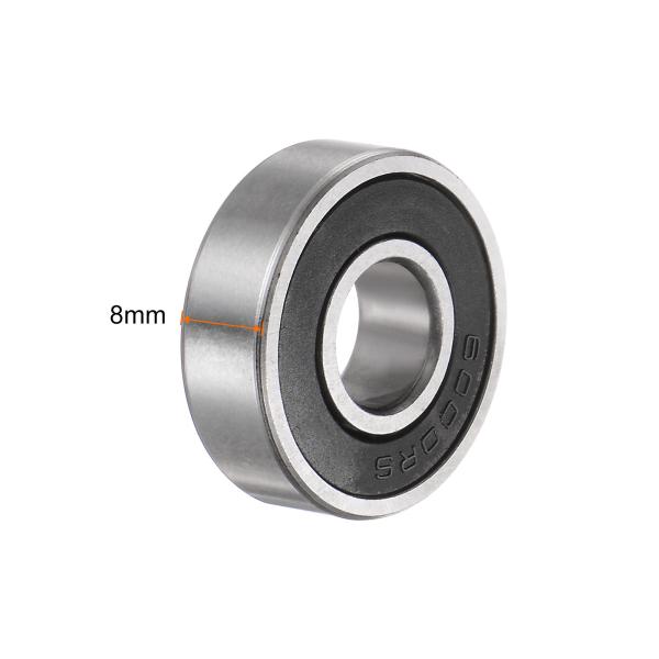 uxcell 20個入り 6000-2RSディープグルーブボールベアリング 内径10mm外径26mm...