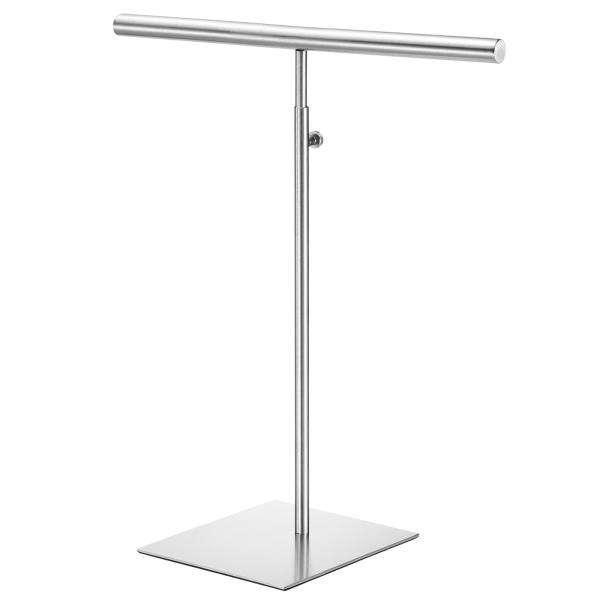 uxcell ネックレスディスプレイスタンド 高さ調節可能 ジュエリーラック Tバー卓上財布ホルダー...