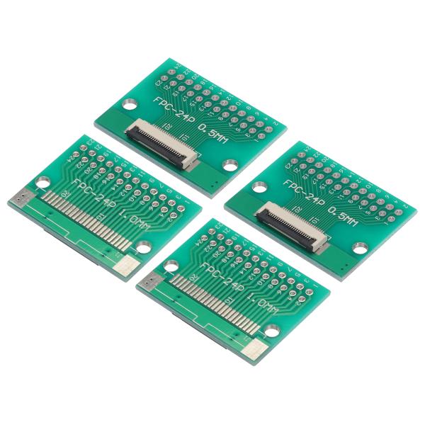 uxcell FPC FFC PCBコンバータボード 24P ソケット側0.5mm 裏面1.0mm-...