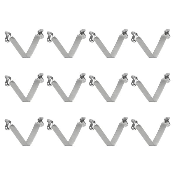 uxcell 12個単ボタンカヤックパドルスナップスプリングクリップ40x7mm 65Mnスプリング...