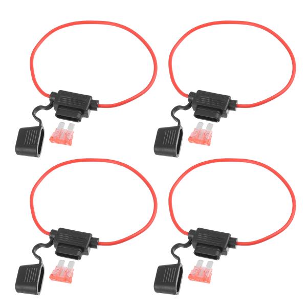 xAUTOHAUx車のインラインヒューズホルダー インラインATCブレードスタイル 40A標準ヒュー...