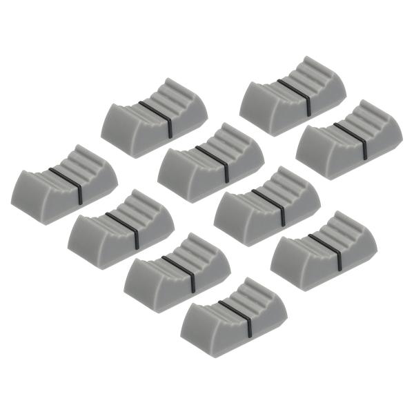 uxcell ストレートスライドポテンショメータ フラットプッシュノブ ギター コンソール ボリュー...