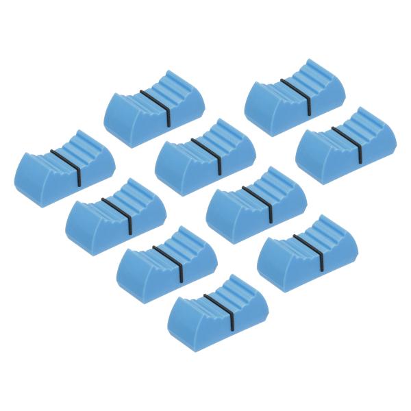 uxcell ストレートスライドポテンショメータ フラットプッシュノブ ギター コンソール ボリュー...