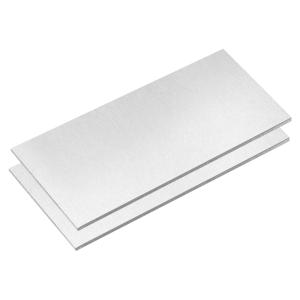 uxcell 6061 アルミニウムシート 2個 100mmx50mm 長方形アルミニウムプレート 3mm厚のフラットメタルストック 保護フィルム付き