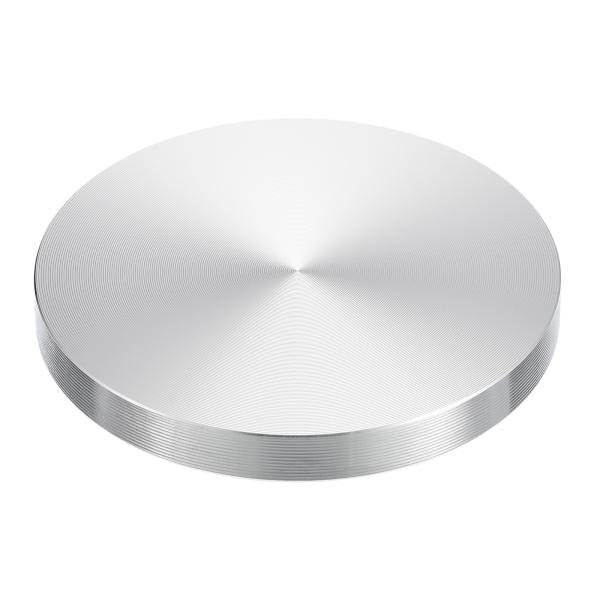 uxcell M10スレッド 60mm直径 丸いアルミディスクハードウェア1個 ガラステーブル用アル...