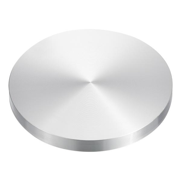 uxcell M10スレッド 80mm直径 丸いアルミディスクハードウェア1個 ガラステーブル用アル...