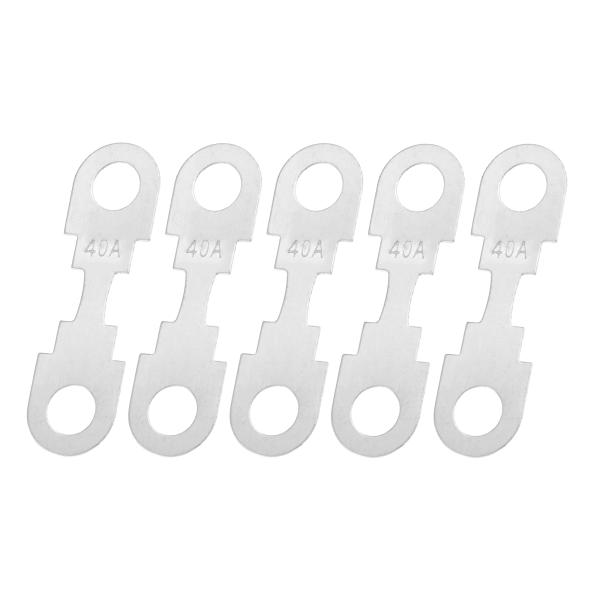 xAUTOHAUx 5本 40A 12V ストリップヒューズ 高電流ヒューズ フラットヒューズ 自動...