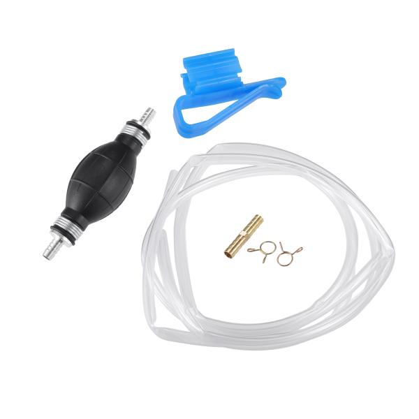 xAUTOHAUx 1セットのマニュアルオイルガソリンサイフォンポンプ液体吸引ポンプ コネクタとバッ...