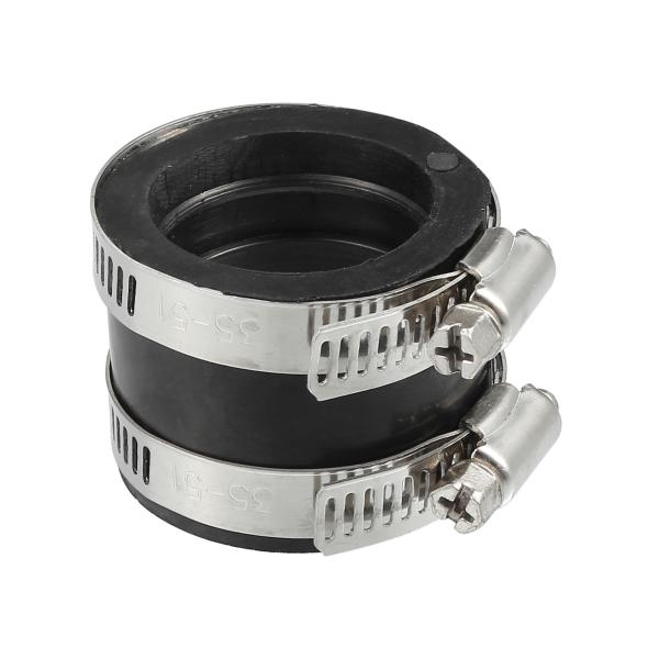 ACROPIx35mm IDのゴム製ブラックオートバイキャブレターアダプターインレットインテークパイ...