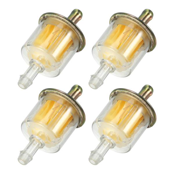 A ABSOPRO 3/8インチガスインライン燃料フィルターに対応 小型エンジン ミニバイク ATV...