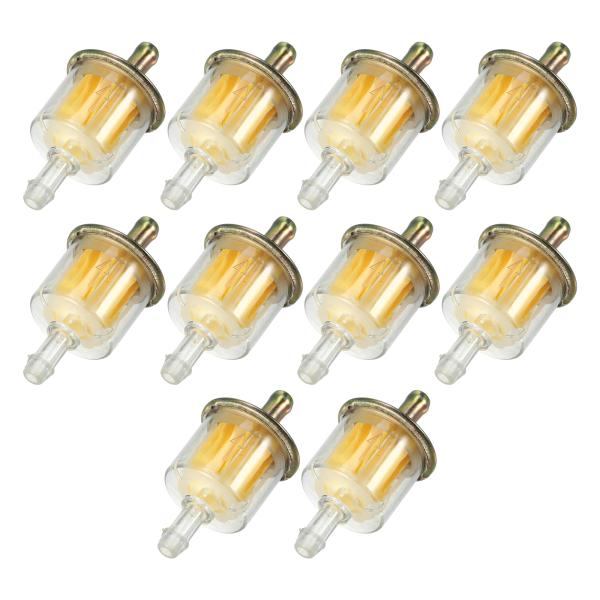 A ABSOPRO 3/8インチガスインライン燃料フィルターに対応 耐久性あり 小型エンジン ミニバ...