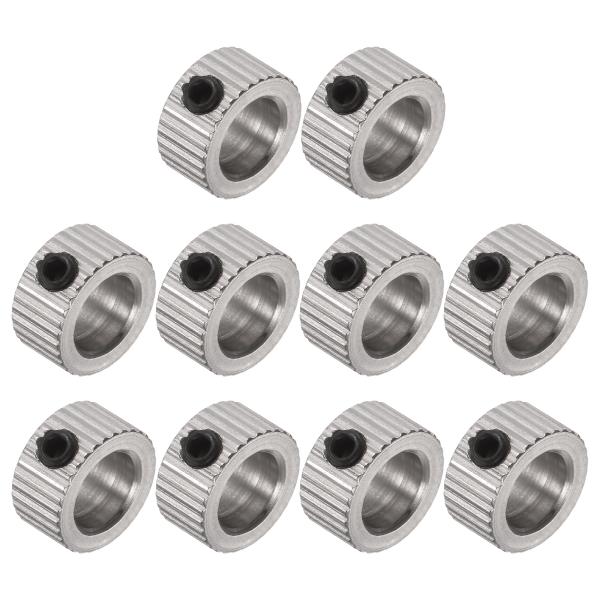 uxcell 10個セット セットスクリューカラー 6.05mm内径 シャフトカラー 10mm外径 ...