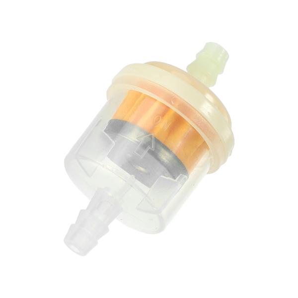 A ABSOPRO 1/4インチガスインライン燃料フィルターに対応 2.17"x1.18" プラスチ...