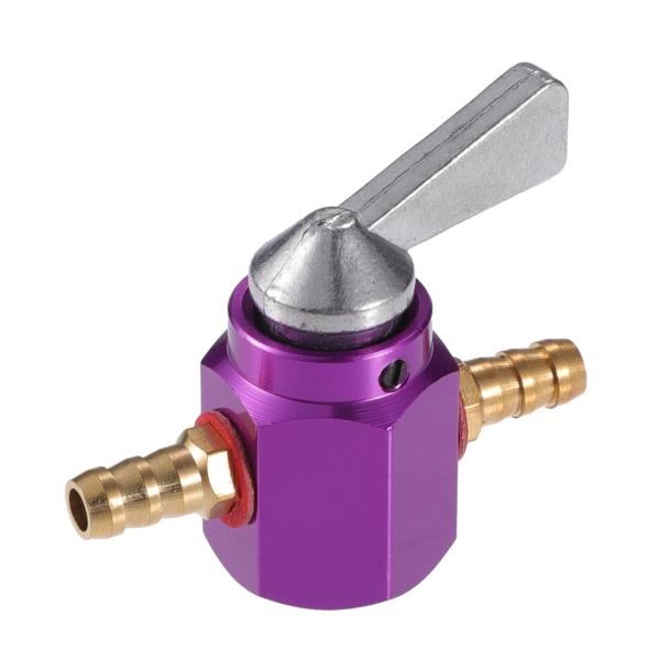 xAUTOHAUx ガスインラインオンオフ燃料タップペットコックバルブスイッチ6mm オートバイ ダ...