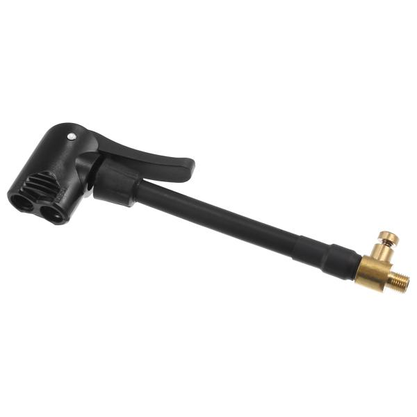 xAUTOHAUx 10cm 3.94"タイヤインフレーターホースアダプター コネクタ延長ホース付き...