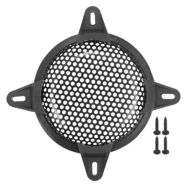 ACROPIX ユニバーサル5インチカースピーカーグリルカバーメッシュラウンド5インチオーディオスピ...