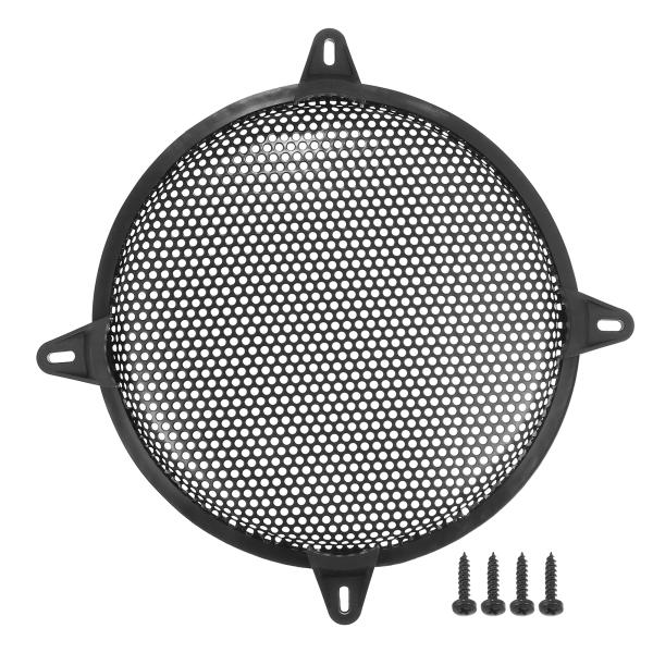 ACROPIX ユニバーサル10インチカースピーカーグリルカバーメッシュラウンド10インチオーディオ...