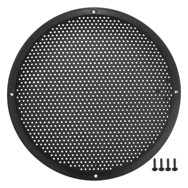 ACROPIX ユニバーサル10インチカースピーカーグリルカバーメッシュラウンド10インチオーディオ...