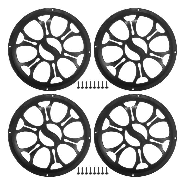 ACROPIX ユニバーサル8インチカースピーカーグリルカバー ラウンド8インチオーディオスピーカー...