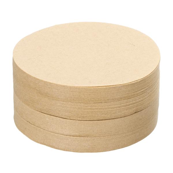 uxcell 600個入りのコーヒーフィルター 70mmの使い捨て丸型紙フィルターは 家庭やオフィ ...