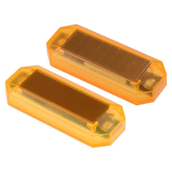 A ABSOPRO ユニバーサルカーソーラーパワーシミュレートダミーアラームカーセキュリティ防犯LE...