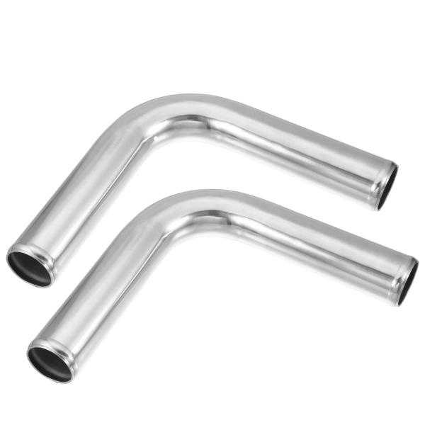 ACROPIX OD 45mm 脚長152mm 車用アルミ合金チューブ 90度曲げエルボー エアイン...