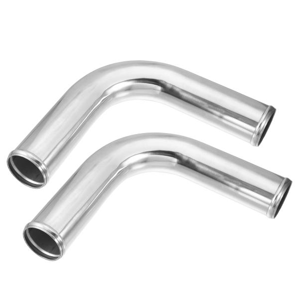 ACROPIX OD 63mm 脚長152mm 車用アルミ合金チューブ 90度曲げエルボー エアイン...