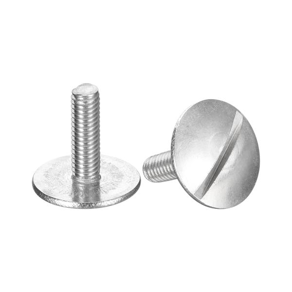 uxcell M3x10mm エクストララージフラットヘッドスロットドライブネジ 5個入り 304ス...