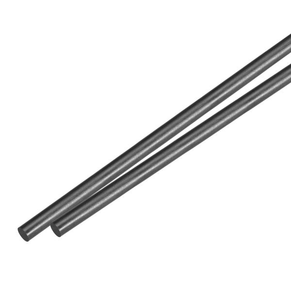 uxcell カーボンファイバーロッド2本セット RCプレ ーンDIYツールウィングチューブクアッド...