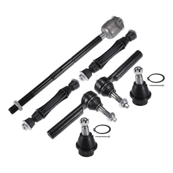 X AUTOHAUX 8個セット フロントサスペンションキット インナー・アウター・タイロッドエンド...