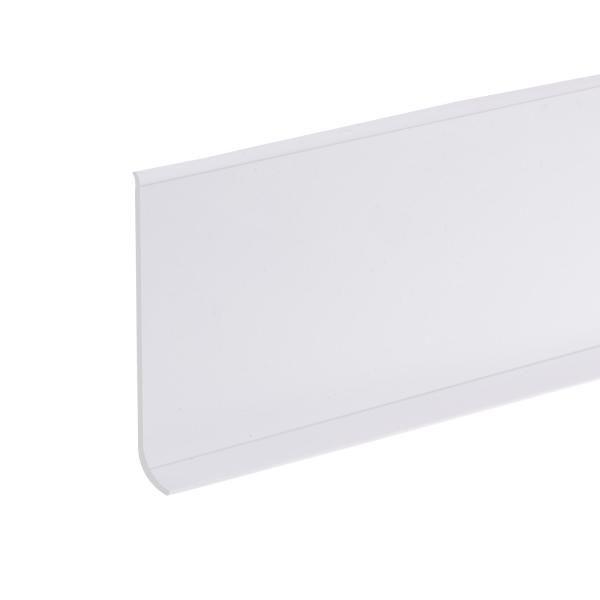 uxcell 20ft x 5"ベースボードトリム ピール＆スティック壁用フレキシブルモールディング...