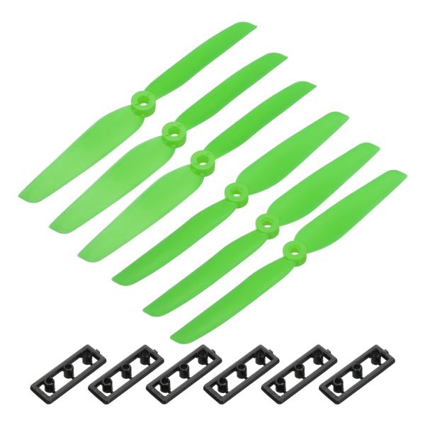 uxcell 6個セット RCプロペラ 6x3" 2枚羽根 メインローター RC航空機 クアッドコプ...