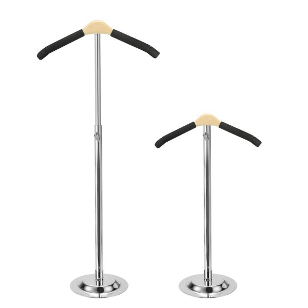 uxcell シャツディスプレイスタンド 2個セット - ステンレス製の高さ調節可能なショルダースタ...