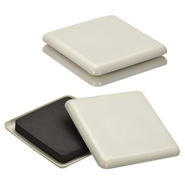 uxcell 家具スライダー プラスチック 再利用可能 正方形 スライディングパッド チェアグライド...