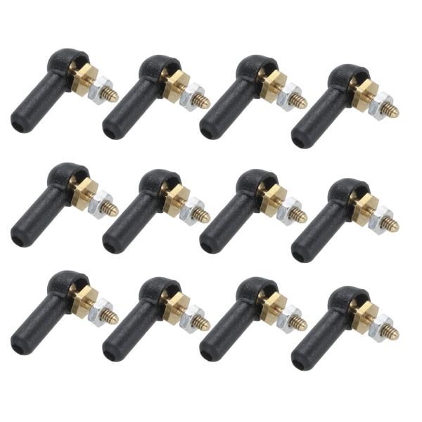 uxcell RC航空機モデル用M2ボールロッドエンドヘッドボールジョイントバックルステアリングコネ...