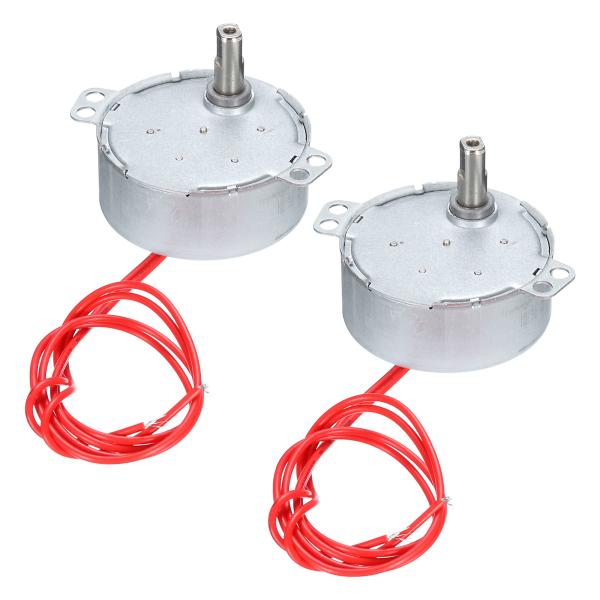 uxcell 2個セット 同期モーター AC 24V 4W 5-6RPM/MIN CC W 50/6...