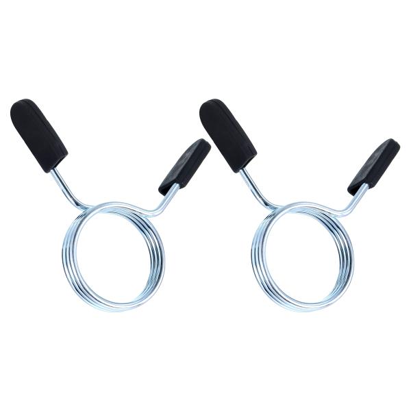 uxcell バーベルスプリングクリップ ウェイトバークリップ オリンピックバーベルクランプ スプリ...