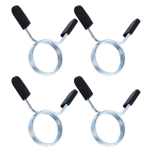 uxcell バーベルスプリングクリップ ウェイトバークリップ オリンピックバーベルクランプ スプリ...