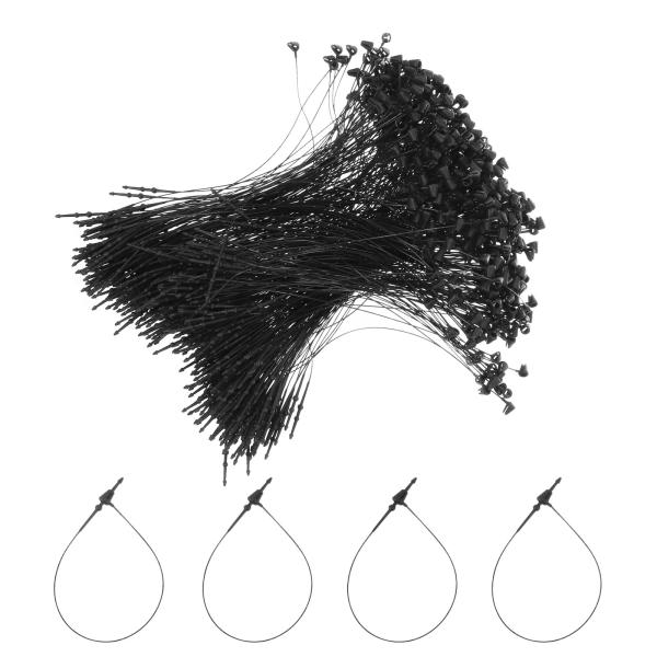 uxcell 5000個のプラスチックタグタイズファスナー 5&quot;のセキュリティループタイピン 衣類の...