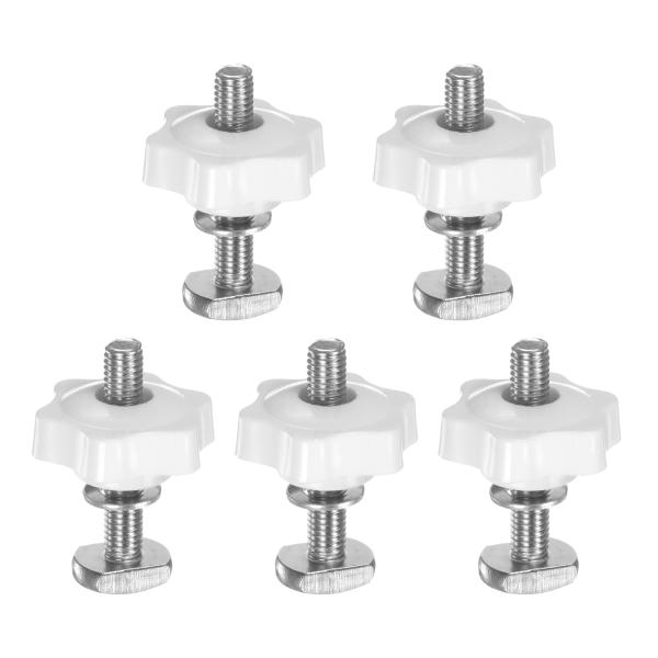 uxcell 5セット Tトラッくボルトノブキット M8 x 45mm スレッドボルト M8 x 3...