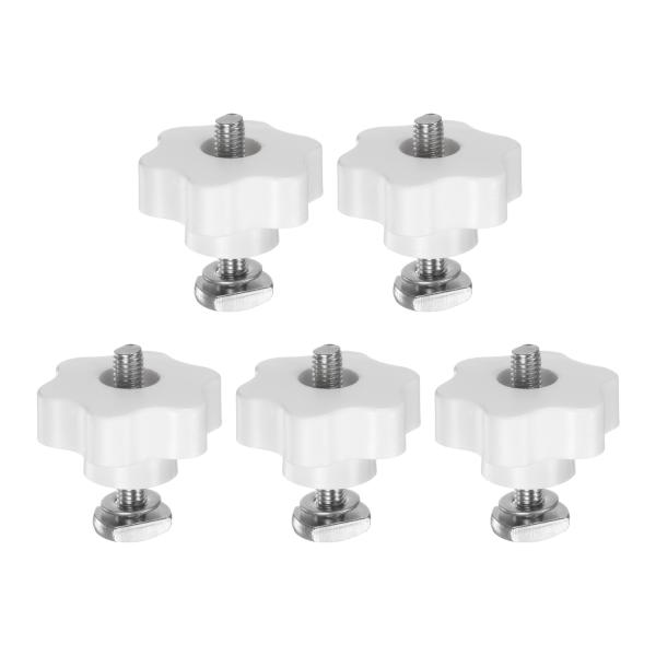 uxcell 5セット Tトラッくボルトノブキット M8 x 45mm スレッドボルト M8 x 4...